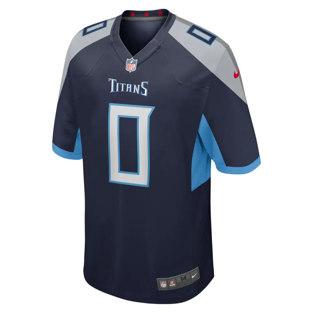 Men's Tennessee Titans Calvin Ridley Navy Game Player Jersey
