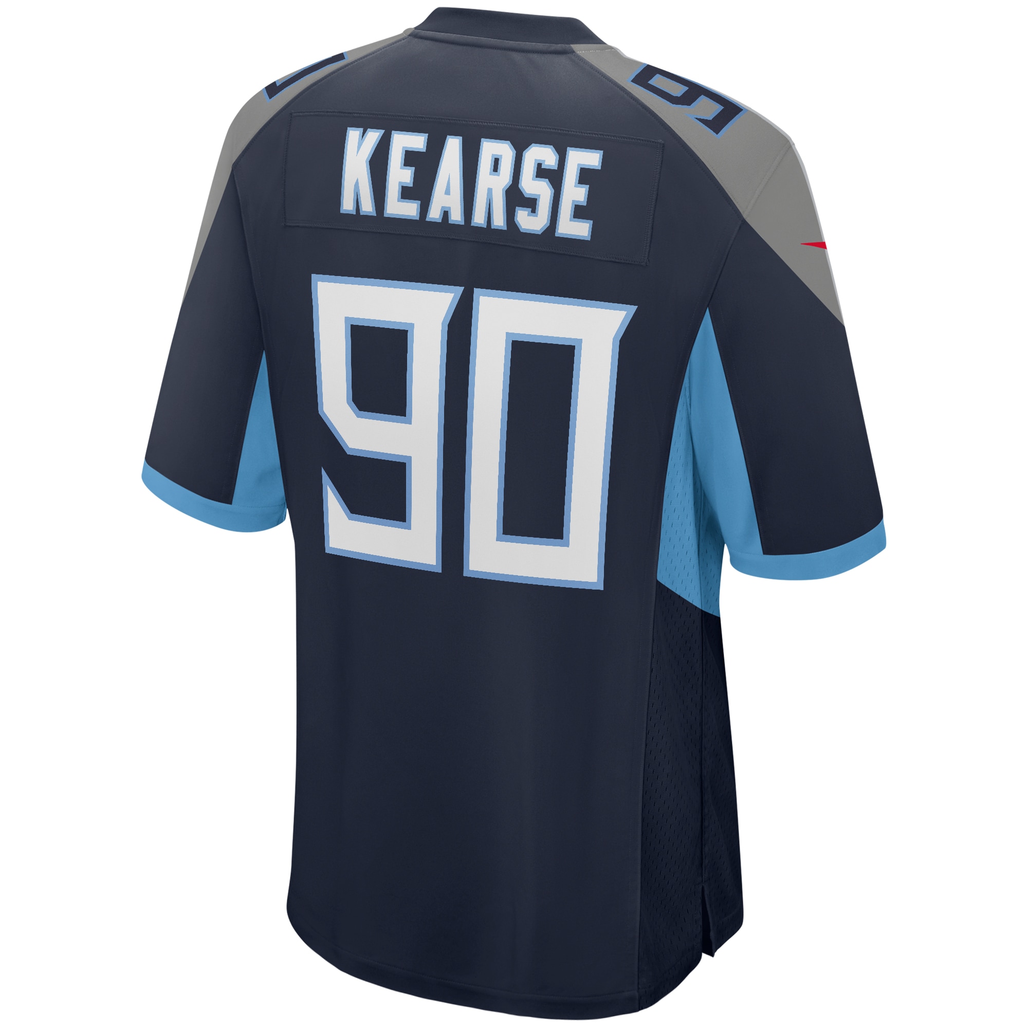 Men's Tennessee Titans Jevon Kearse Navy Game Retired Player Jersey