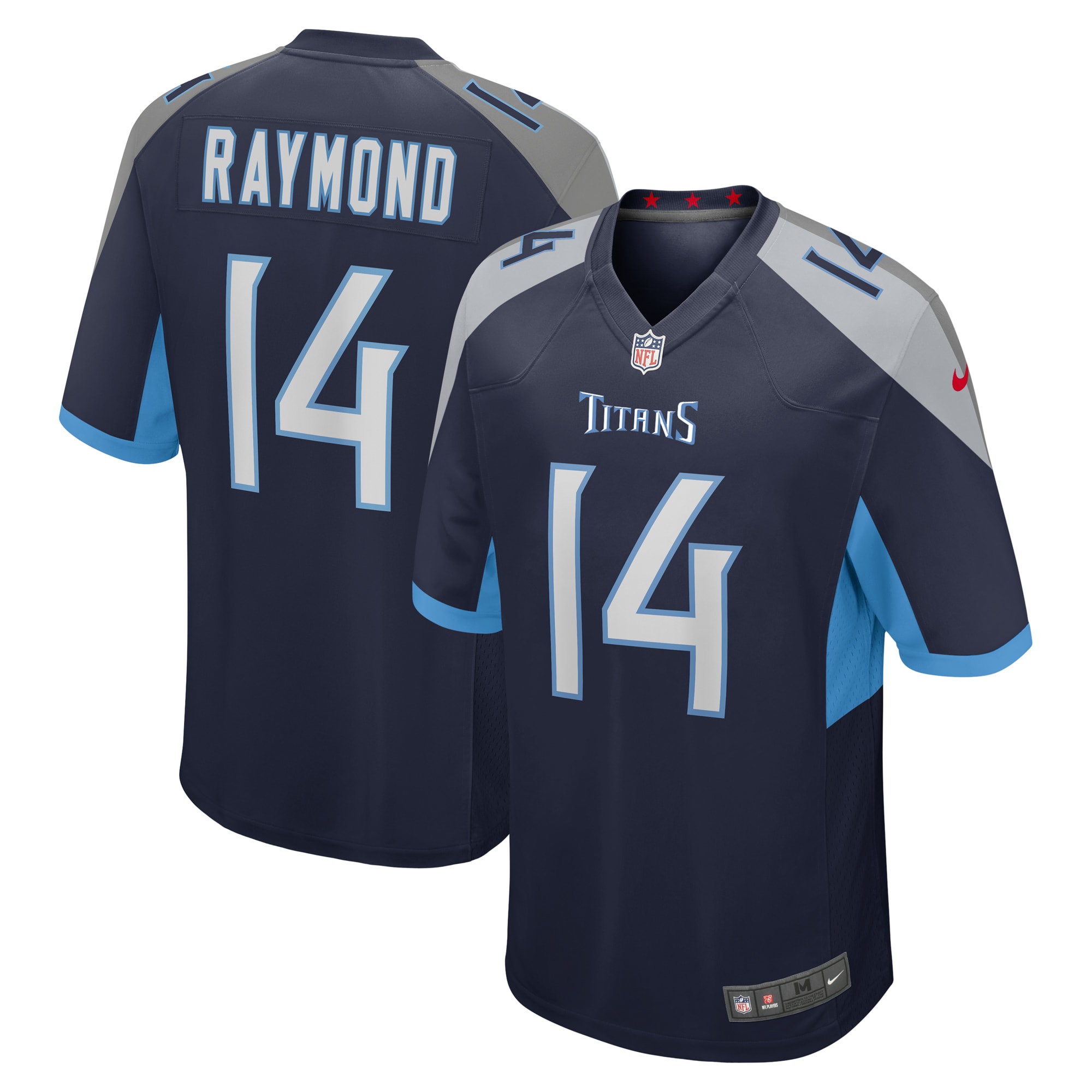 Men's Tennessee Titans Kalif Raymond Navy Game Jersey