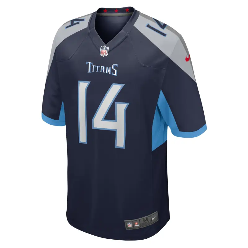 Men's Tennessee Titans Kalif Raymond Navy Game Jersey