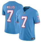 Men's Tennessee Titans Malik Willis Light Blue Vapor F.U.S.E. Limited Jersey