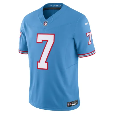 Men's Tennessee Titans Malik Willis Light Blue Vapor F.U.S.E. Limited Jersey 02