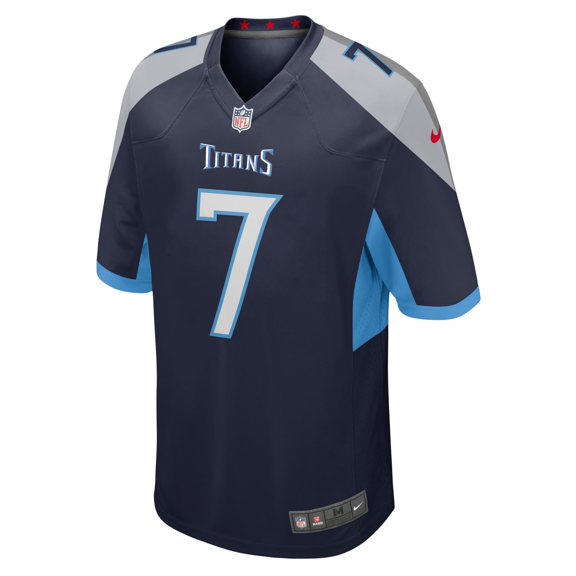 Men's Tennessee Titans Malik Willis Navy Player Game Jersey
