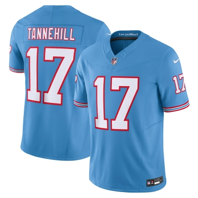 Men's Tennessee Titans Ryan Tannehill Light Blue Vapor F.U.S.E. Limited Jersey 01