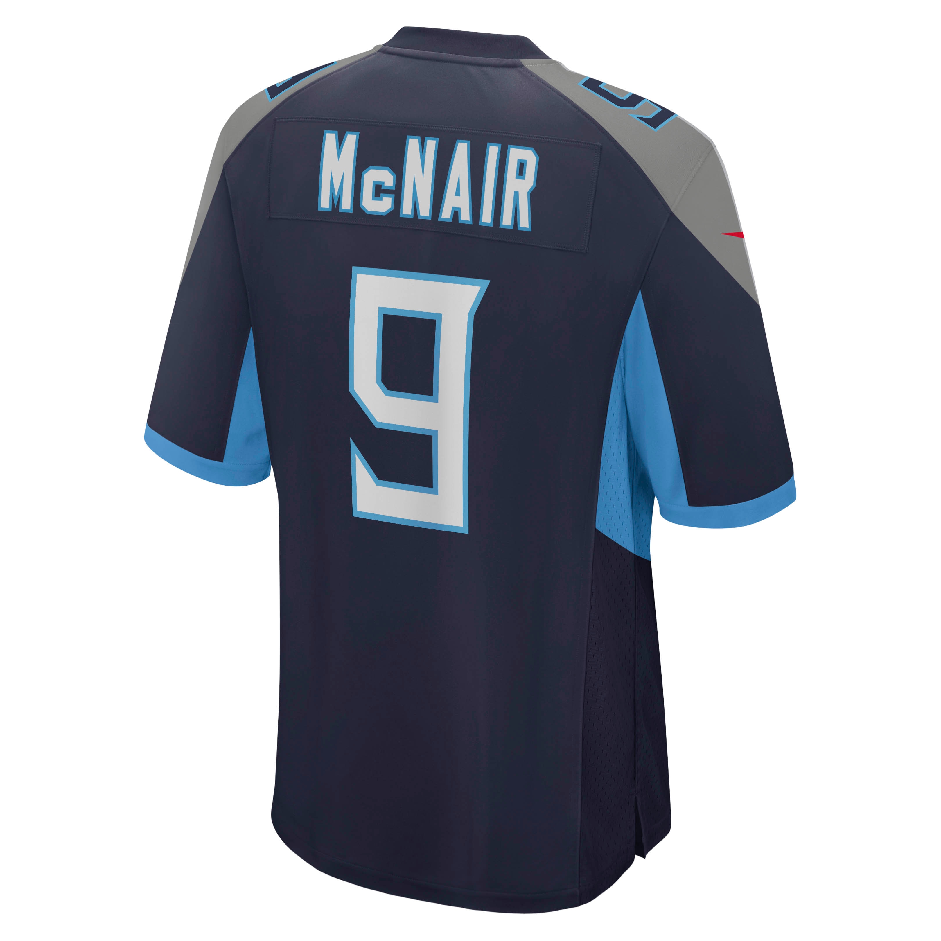 Men's Tennessee Titans Steve McNair Navy Game Retired Player Jersey