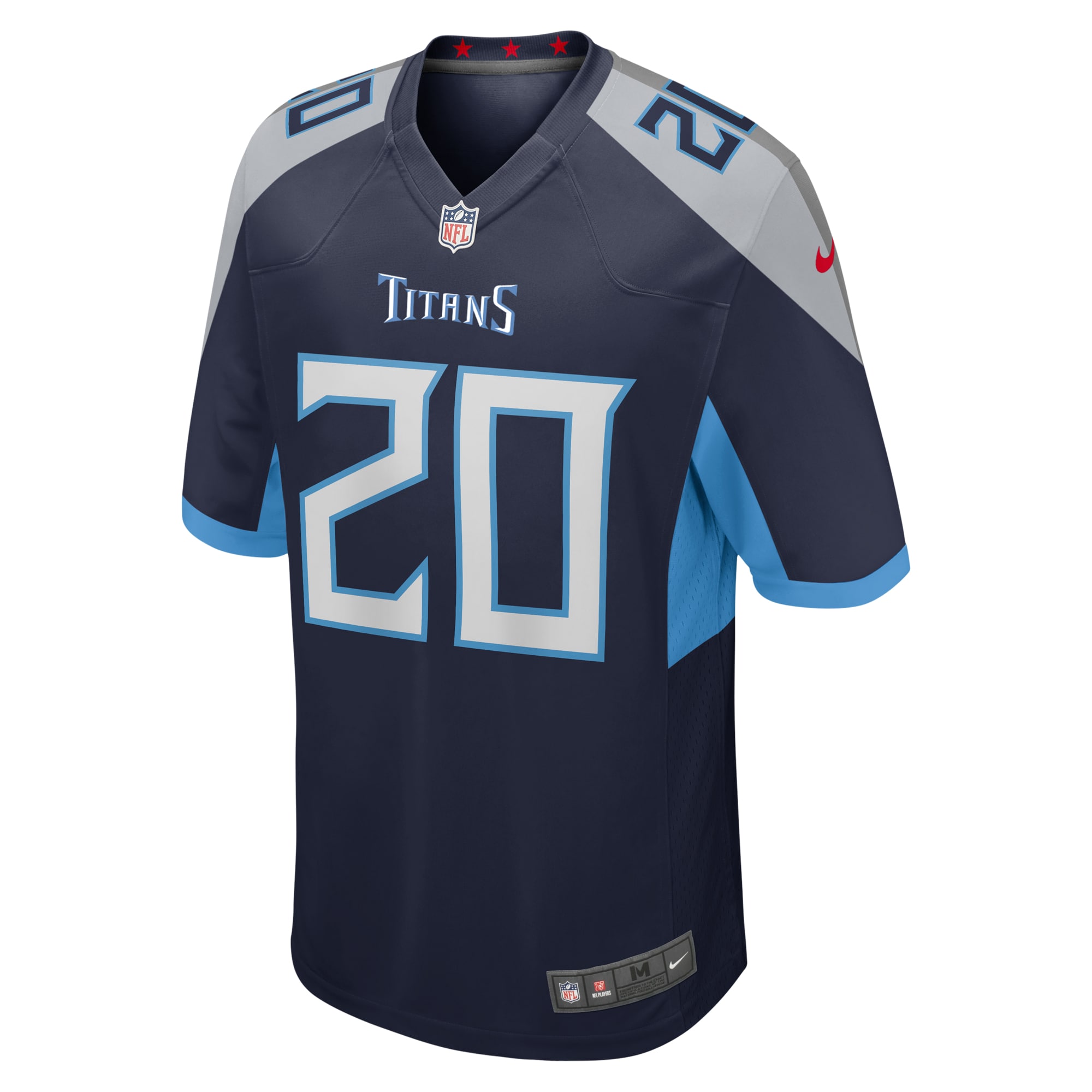 Men's Tennessee Titans Tony Pollard Navy Game Player Jersey