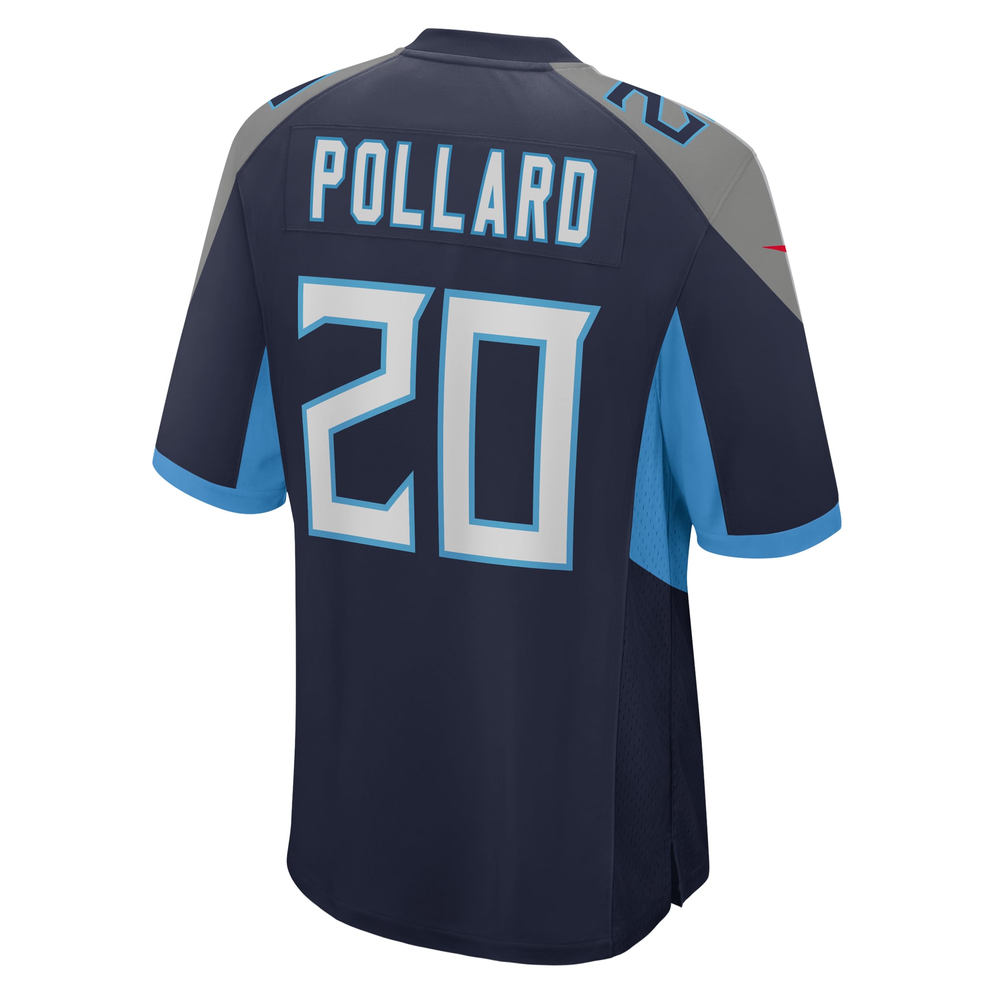 Men's Tennessee Titans Tony Pollard Navy Game Player Jersey