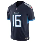 Men's Tennessee Titans Treylon Burks Navy Vapor F.U.S.E. Limited Jersey
