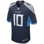 Men's Tennessee Titans Vince Young Navy Game Retired Player Jersey