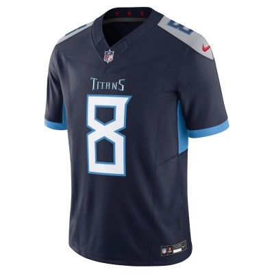 Men's Tennessee Titans Will Levis Navy Vapor F.U.S.E. Limited Jersey 02