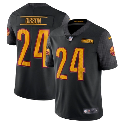 Men's Washington Commanders Antonio Gibson Black Alternate Vapor Limited Jersey 01