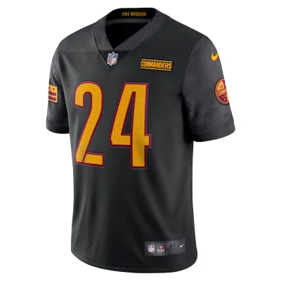 Men's Washington Commanders Antonio Gibson Black Alternate Vapor Limited Jersey 02