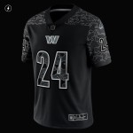 Men's Washington Commanders Antonio Gibson Black RFLCTV Limited Jersey