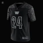 Men's Washington Commanders Antonio Gibson Black RFLCTV Limited Jersey