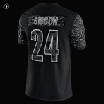 Men's Washington Commanders Antonio Gibson Black RFLCTV Limited Jersey