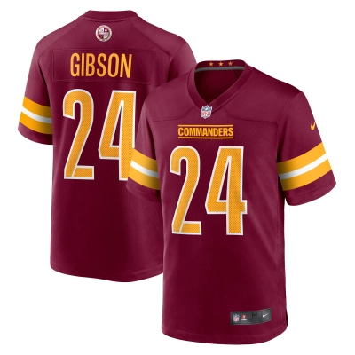 Men's Washington Commanders Antonio Gibson Burgundy Game Jersey 01