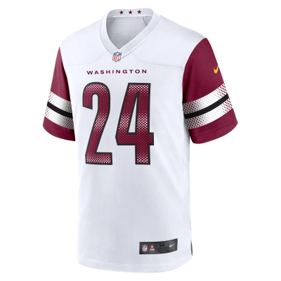 Men's Washington Commanders Antonio Gibson White Game Jersey 02
