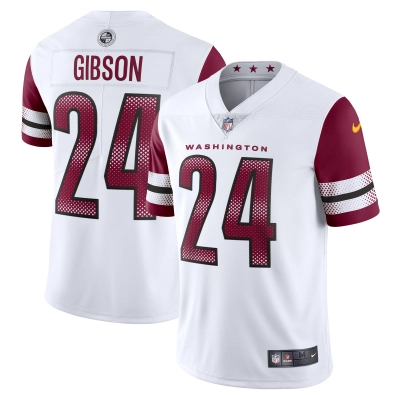 Men's Washington Commanders Antonio Gibson White Vapor Limited Jersey 01