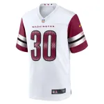 Men's Washington Commanders Austin Ekeler  White Game Jersey
