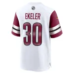 Men's Washington Commanders Austin Ekeler  White Game Jersey