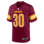 Men's Washington Commanders Austin Ekeler Burgundy Game Player Jersey