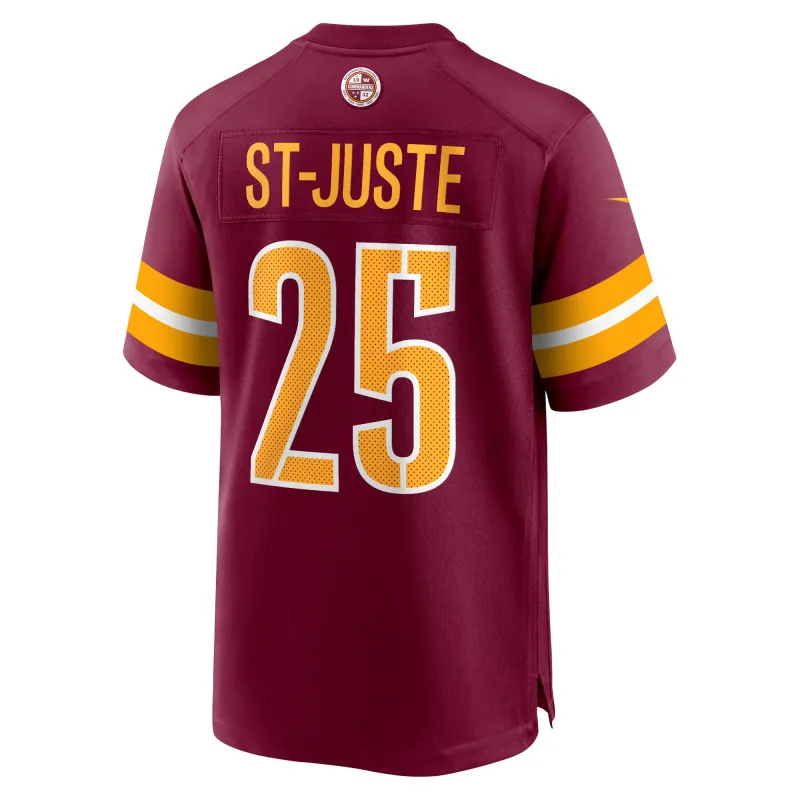 Men's Washington Commanders Benjamin St-Juste Burgundy Player Game Jersey
