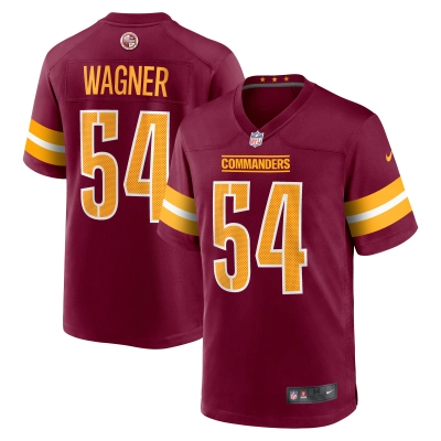 Men's Washington Commanders Bobby Wagner Burgundy Game Player Jersey 01