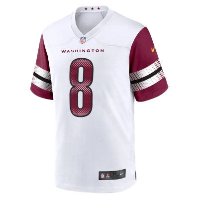 Men's Washington Commanders Brian Robinson Jr. White Away Game Player Jersey 02