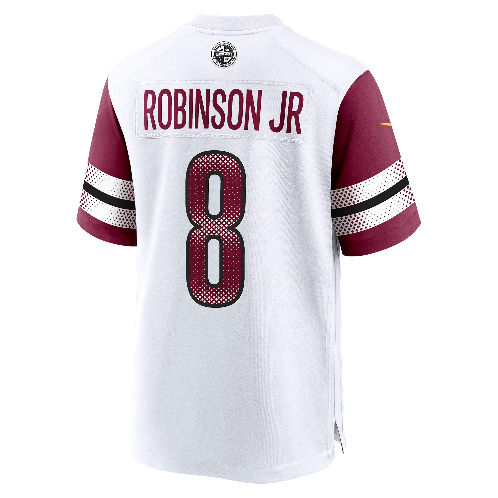 Men's Washington Commanders Brian Robinson Jr. White Away Game Player Jersey