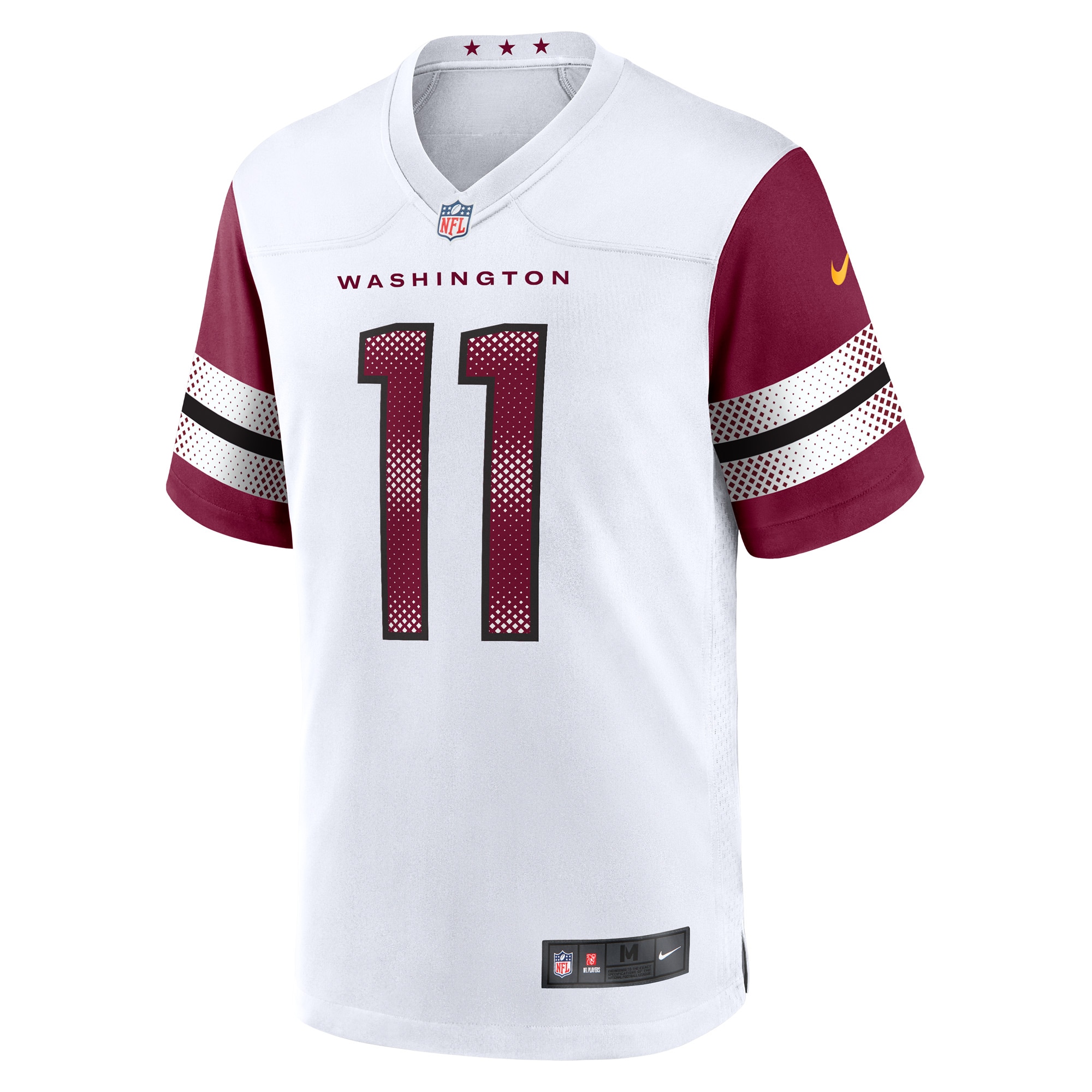 Men's Washington Commanders Carson Wentz White Game Jersey