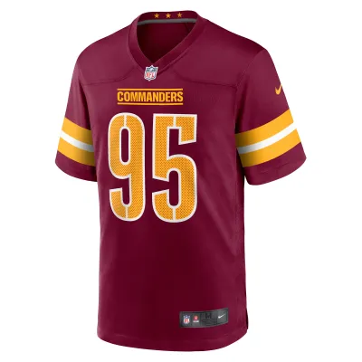 Men's Washington Commanders Casey Toohill  Burgundy Game Jersey 02
