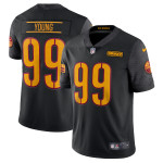Men's Washington Commanders Chase Young Black Alternate Vapor Limited Jersey