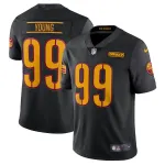 Men's Washington Commanders Chase Young Black Alternate Vapor Limited Jersey