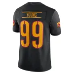 Men's Washington Commanders Chase Young Black Alternate Vapor Limited Jersey