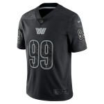 Men's Washington Commanders Chase Young Black RFLCTV Limited Jersey