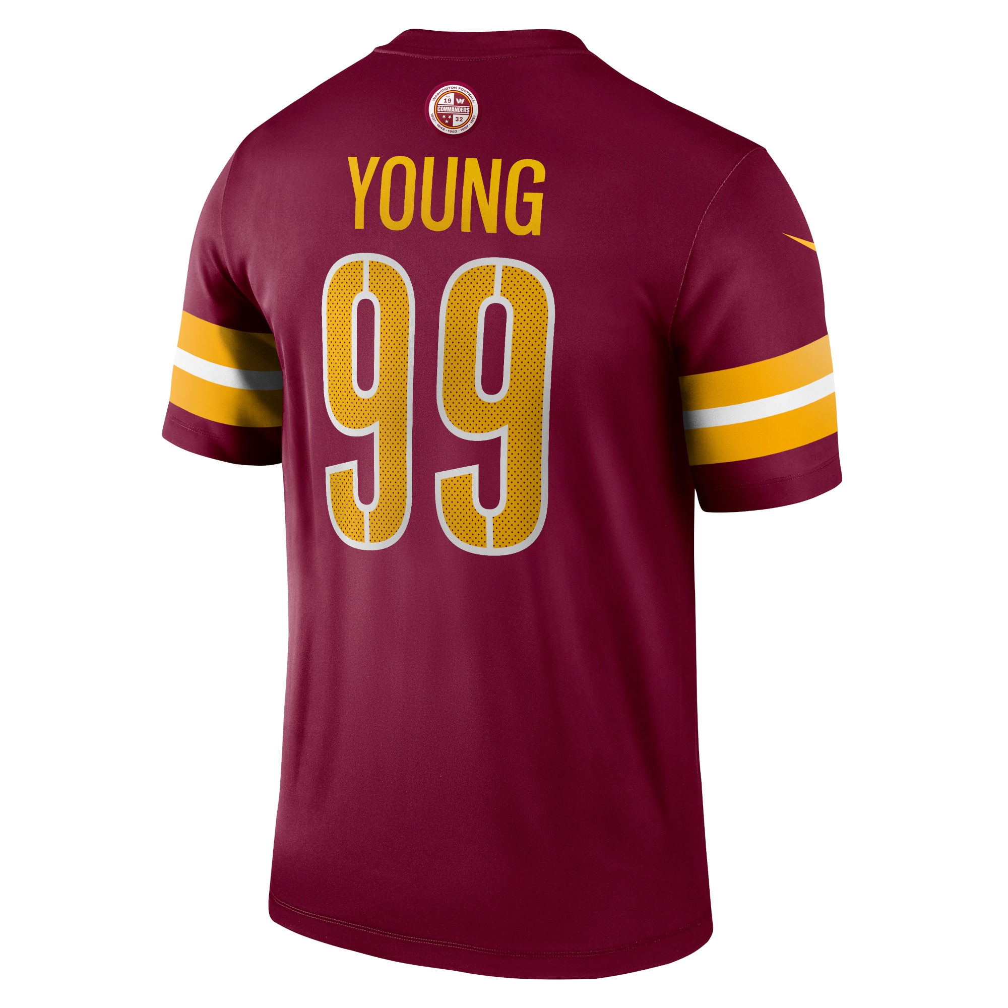Men's Washington Commanders Chase Young Burgundy Legend Jersey