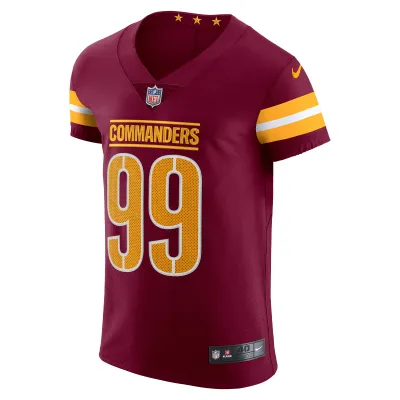 Men's Washington Commanders Chase Young Burgundy Vapor Elite Jersey 02