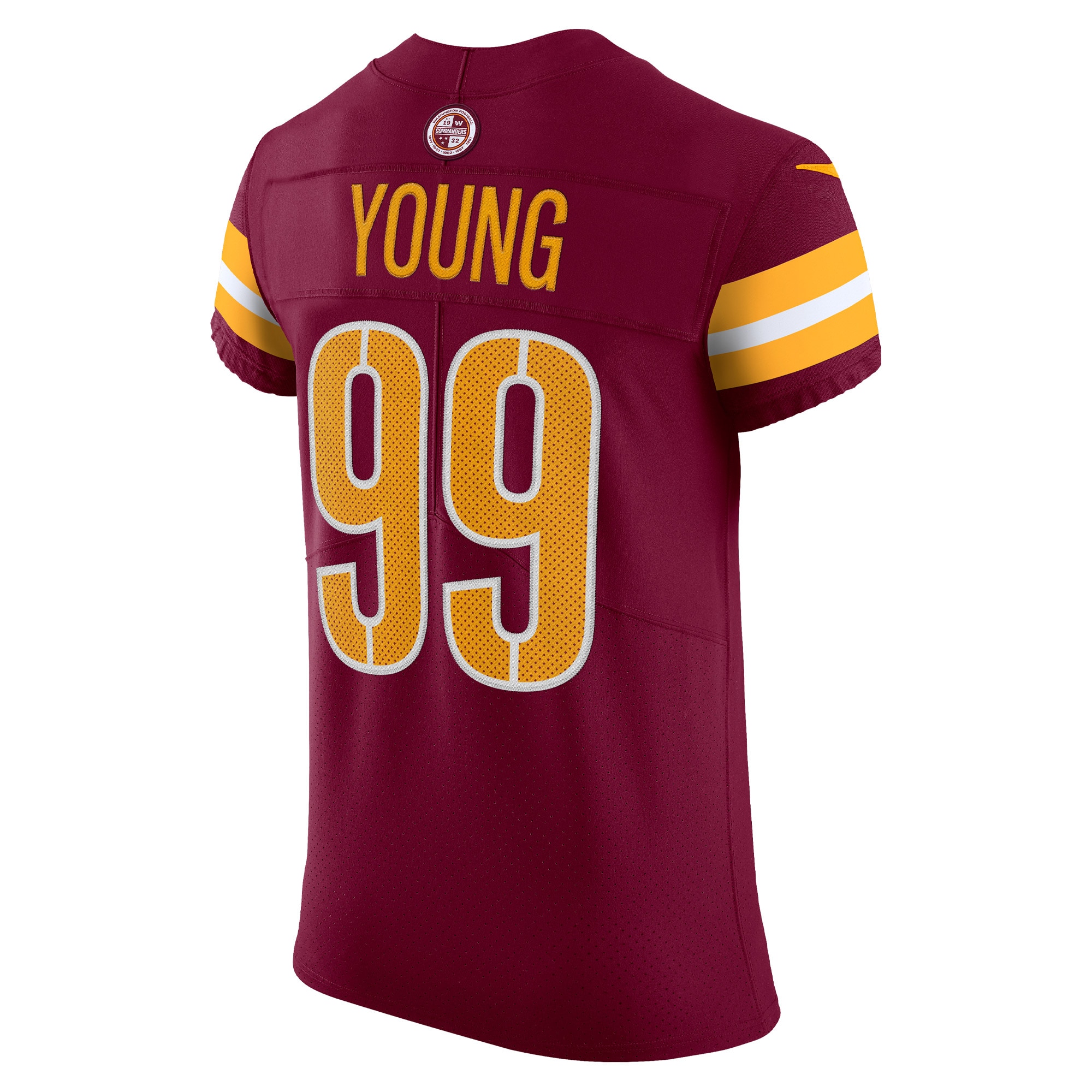 Men's Washington Commanders Chase Young Burgundy Vapor Elite Jersey