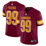 Men's Washington Commanders Chase Young Burgundy Vapor Limited Jersey