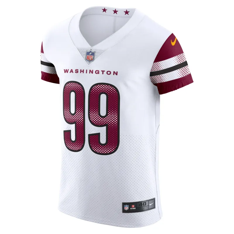 Men's Washington Commanders Chase Young White Vapor Elite Jersey