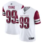 Men's Washington Commanders Chase Young White Vapor Limited Jersey