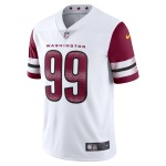 Men's Washington Commanders Chase Young White Vapor Limited Jersey