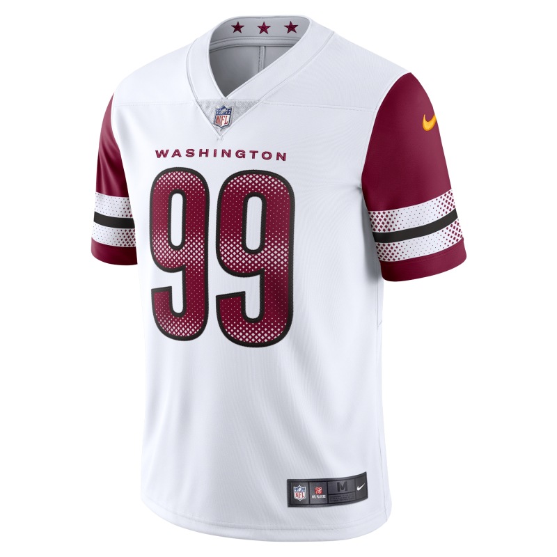 Men's Washington Commanders Chase Young White Vapor Limited Jersey