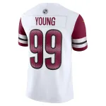 Men's Washington Commanders Chase Young White Vapor Limited Jersey