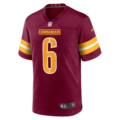 Men's Washington Commanders Dante Fowler Jr.  Burgundy Game Jersey 02