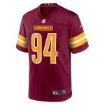 Men's Washington Commanders Daron Payne Burgundy Player Game Jersey