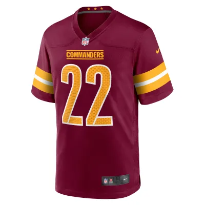 Men's Washington Commanders Darrick Forrest Burgundy Game Player Jersey 02