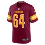 Men's Washington Commanders David Bada  Burgundy Game Jersey