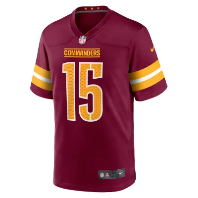 Men's Washington Commanders Dax Milne  Burgundy Game Jersey 02