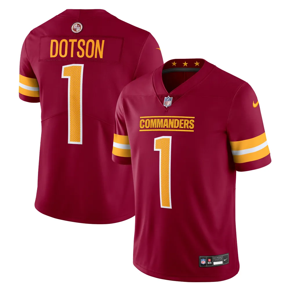 Men's Washington Commanders Jahan Dotson Burgundy Vapor Untouchable Limited Jersey
